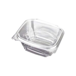 16oz Clear PET Clamshell Containers 200 Pcs