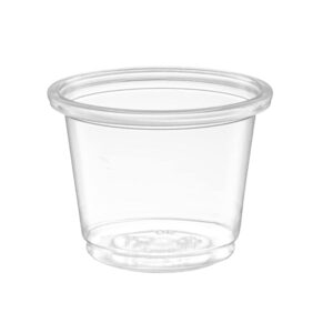 1oz Clear Portion Cups 2500 Pcs (BASE ONLY)