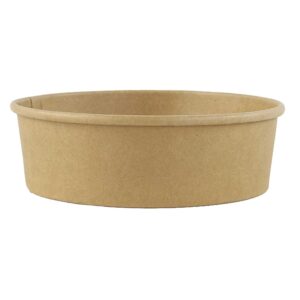 20oz Kraft Round Salad Bowl 360 Pcs (BASE ONLY)