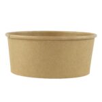 26oz Kraft Round Salad Bowl 360 Pcs (BASE ONLY)