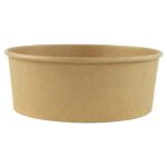 32oz Kraft Round Salad Bowl 270 Pcs (BASE ONLY)