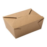 Kraft Paper Lunch Box #4 160 Pcs