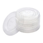 LIDS for 1oz Clear Portion Cups 2500 Pcs