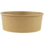 40oz Kraft Round Salad Bowl 270 Pcs (BASE ONLY)