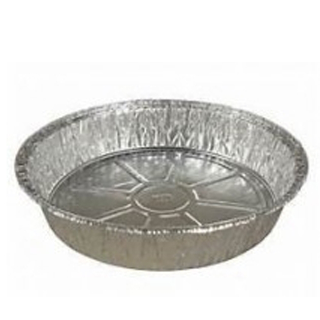 8″ Round Foil Containers 500 Pcs (BASE ONLY)