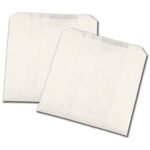 White Greaseproof Sandwich Bag 6×0.75×6.75″ 1000 Pcs