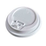 80mm Dome Reclosable LIDS for Paper Coffee Cups 8 oz 1000 Pcs