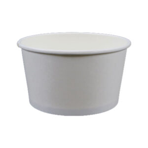 12oz White Paper Soup Cup 500 Pcs (BASE ONLY)