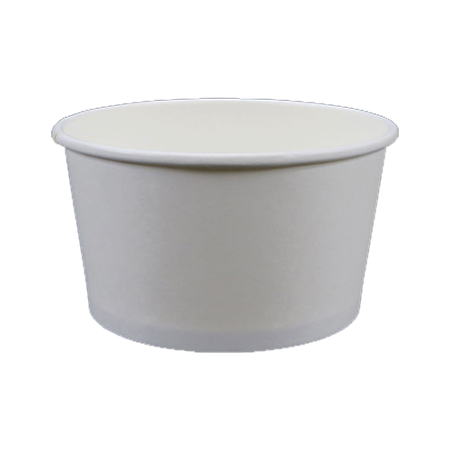 12oz White Paper Soup Cup 500 Pcs (BASE ONLY)