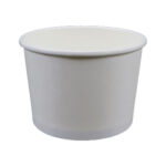 16oz White Paper Soup Cup 500 Pcs (BASE ONLY)