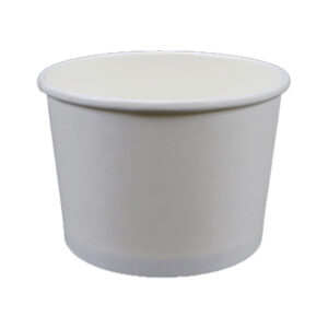 16oz White Paper Soup Cup 500 Pcs (BASE ONLY)