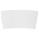 90mm Corrugated WHITE Paper Sleeve for 10-20 oz 1000 Pcs