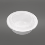 32oz Round Plastic Container with Clear Lid 150 Pcs