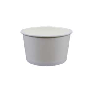 4oz White Paper Soup Cup 1000 Pcs (BASE ONLY)