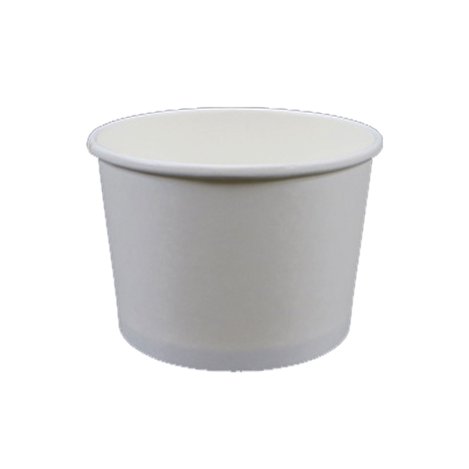8oz White Paper Soup Cup 1000 Pcs (BASE ONLY)