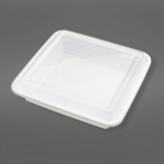48oz Rectangle Plastic Container with Clear Lid 150 sets