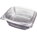 48oz Clear PET Clamshell Containers 200 Pcs